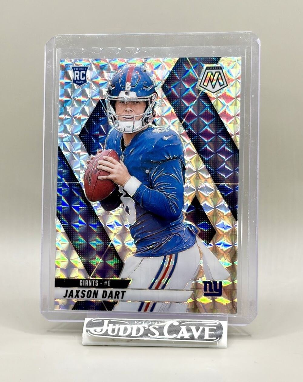 🚨 2025 Panini Mosaic Jaxson Dart Rookie Mosaic Prizm Rookie #362 NY Giants 🏈